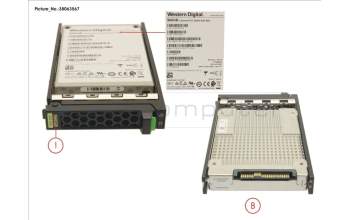 Fujitsu SSD SAS 12G 960GB RI 2.5\" HOT PL EP for Fujitsu Primergy RX4770 M4