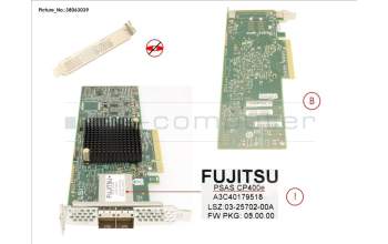 Fujitsu PSAS CP400E FH/LP for Fujitsu Primergy RX2540 M1