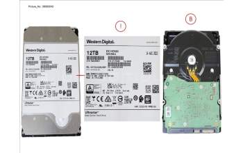 Fujitsu HD SATA 6G 12TB 7.2K 512E N H-P 3.5\' BC for Fujitsu Primergy TX1320 M3