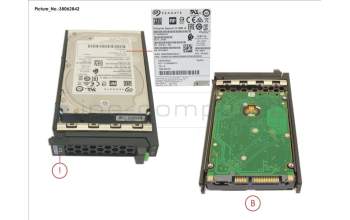 Fujitsu HD SATA 6G 1TB 7.2K 512E HOT PL 2.5\' BC for Fujitsu Primergy RX2530 M4