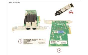 Fujitsu PLAN EP X550-T2 2X10GBASE-T for Fujitsu Primergy RX2520 M1