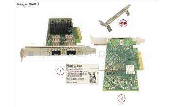 Fujitsu PLAN EP MCX4-LX 25GB 2P SFP28 LP, FH for Fujitsu Primergy TX1320 M3