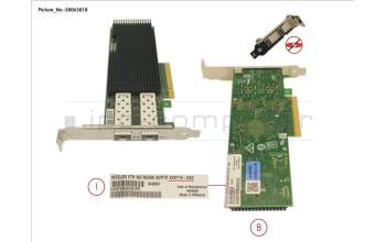 Fujitsu PLAN EP XXV710-DA2 25GB 2P SFP28 LP, FH for Fujitsu Primergy TX1320 M3