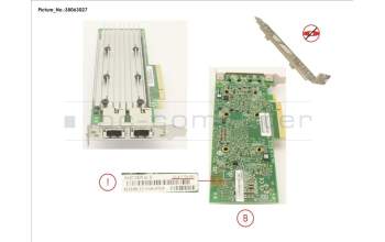 Fujitsu PLAN EP QL41112 2X 10GBASE-T. LP,FH for Fujitsu Primergy RX2530 M4