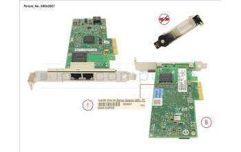 Fujitsu PLAN CP 2X1GBIT CU INTEL I350-T2 for Fujitsu Primergy RX2510 M2