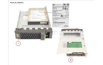 Fujitsu HD SAS 12G 300GB 15K HOT PL 3.5\' EP for Fujitsu Primergy RX1330 M2