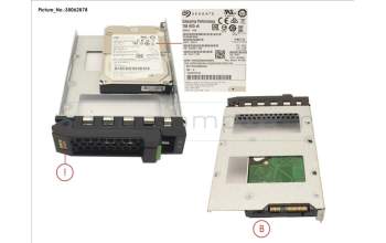 Fujitsu HD SAS 12G 900GB 15K HOT PL 3.5\' EP for Fujitsu Primergy RX1330 M3