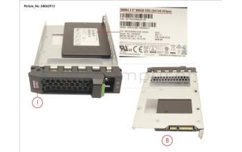 Fujitsu SSD SATA 6G 960GB MIXED-USE 3.5\' H-P EP for Fujitsu Primergy RX1330 M2