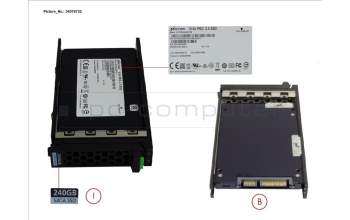 Fujitsu SSD SATA 6G 240GB READ-INT. 2.5\' H-P EP for Fujitsu Primergy BX2560 M2