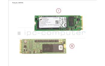 Fujitsu SSD SATA 6G 480GB M.2 N H-P for Fujitsu Primergy BX2580 M2