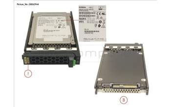 Fujitsu SSD SAS 12G 800GB WRITE-INT. 2.5\' H-P EP for Fujitsu Primergy BX2560 M2
