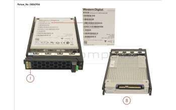 Fujitsu SSD SAS 12G 800GB MIXED-USE 2.5\' H-P EP for Fujitsu Primergy BX2560 M2