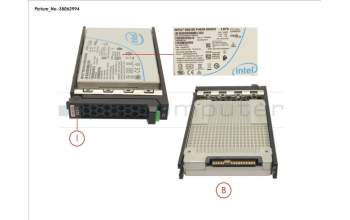 Fujitsu SSD PCIE3 1.6TB MIXED-USE 2.5\' H-P EP for Fujitsu Primergy RX4770 M4