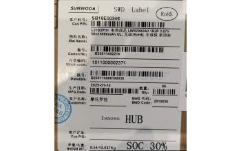 Lenovo SB18E00346 XWD-L L21D2P31 3.87V38.7Wh 2cell U2