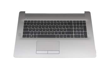 SB550A-73H0 original HP keyboard incl. topcase DE (german) black/silver with backlight w/o ODD
