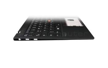 SCB1H41953 original Lenovo keyboard incl. topcase DE (german) black/black with backlight and mouse-stick