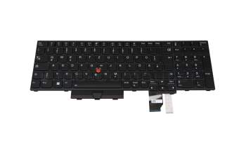 SG-A1550-2DA original Lenovo keyboard DE (german) black/black matte with backlight and mouse-stick