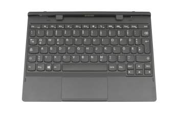 SM10Q93457 original Lenovo keyboard incl. topcase DE (german) black/black