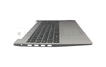 SN20M62749 original Lenovo keyboard incl. topcase DE (german) grey/silver