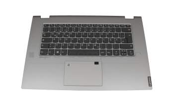 SN20M661743 original Lenovo keyboard incl. topcase DE (german) grey/silver