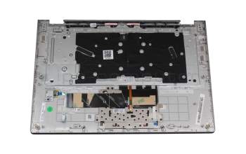 SN20Q40750 original Lenovo keyboard incl. topcase SP (spanish) grey/silver with backlight