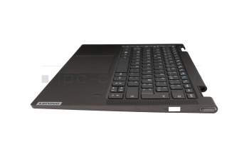SN20Q40803 original Lenovo keyboard incl. topcase FR (french) grey/grey with backlight