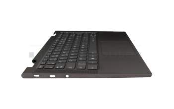 SN20Q40803 original Lenovo keyboard incl. topcase FR (french) grey/grey with backlight
