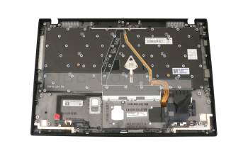 SN20W73844 original Lenovo keyboard incl. topcase DE (german) black/black with backlight and mouse-stick WWAN