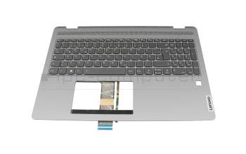 SN21B40858 original Lenovo keyboard incl. topcase DE (german) grey/grey (Arctic Gray)
