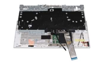 SN21B43846 original Lenovo keyboard incl. topcase DE (german) white/white with backlight