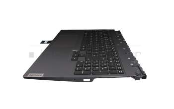 SN21B43978 original Lenovo keyboard incl. topcase DE (german) black/grey with backlight