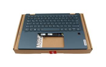 SN21G94800 original Lenovo keyboard incl. topcase DE (german) blue/blue with backlight