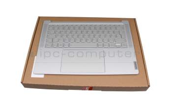 SN21G96017 original Lenovo keyboard incl. topcase DE (german) grey/grey with backlight