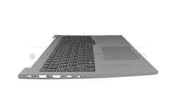 SN21K44647 original Lenovo keyboard incl. topcase DE (german) dark grey/grey with backlight