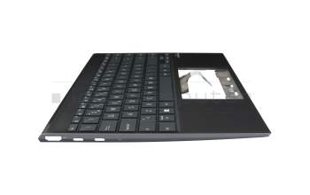 SN5A01B2 original LiteOn keyboard incl. topcase PO (portuguese) anthracite/grey with backlight