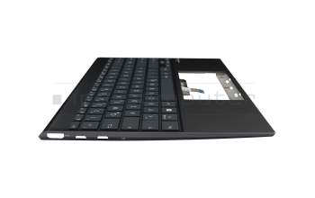 SN5A02B2 original LiteOn keyboard incl. topcase DE (german) dark grey/grey with backlight