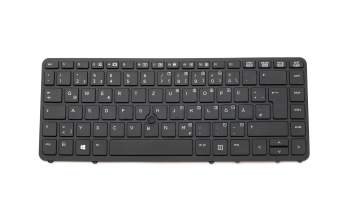 SN9121 original HP keyboard DE (german) black/black matte with mouse-stick