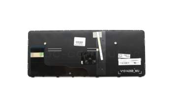 SPS:826630-041 original HP keyboard DE (german) black/silver matt with backlight and mouse-stick