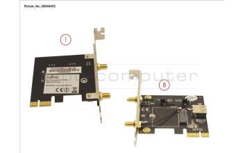 Fujitsu PCI-E M.2 BOARD (W. FH BRACKET) for Fujitsu Esprimo D556/E94