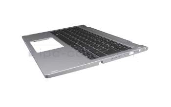 SV03P_A85BW original Acer keyboard incl. topcase DE (german) black/silver with backlight
