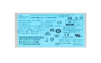 Server power supply 460 Watt original for HP ProLiant DL360 G7