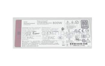 Server power supply 800 Watt original for HP ProLiant DL380 Gen9