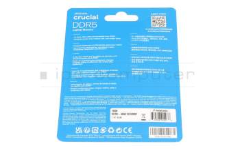 Substitute for Dell CAMM ADAPTER memory 32GB DDR5-RAM CAMM (Dell) CAMM Adapter Kit Crucial 5600Mhz 32GB