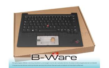 T015LR Keyboard incl. topcase DE (german) black/black with backlight and mouse-stick b-stock