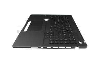 T037A1 Keyboard incl. topcase DE (german) black/black with backlight (ASUS Dial)