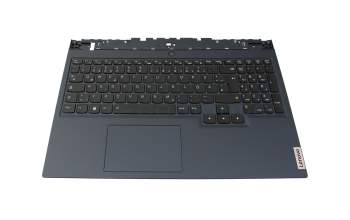 T080L1 Keyboard incl. topcase DE (german) black/blue with backlight