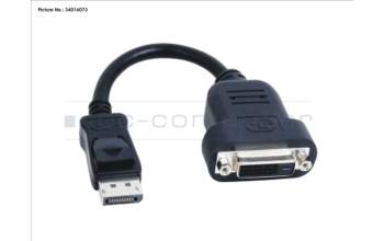 Fujitsu CABLE ADAPTER DISPLAY PORT-DVI for Fujitsu Primergy RX1330 M3