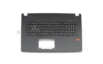 T753VD Keyboard incl. topcase DE (german) black/black with backlight RGB
