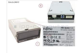 Fujitsu RDX 3,5\'USB3.0 INT for Fujitsu Primergy RX300 S8