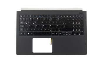 TDE591 Keyboard incl. topcase DE (german) black/black with backlight